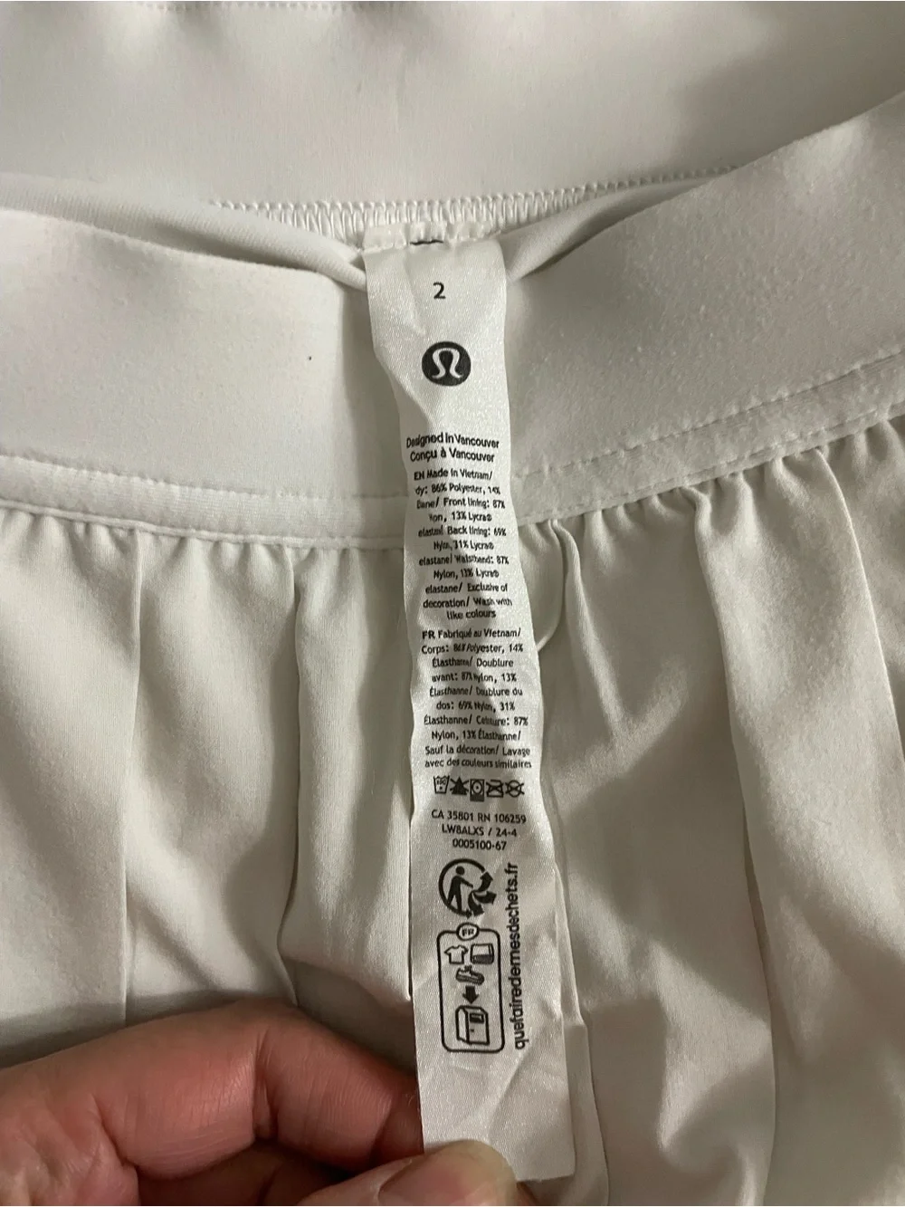 Lululemon athletica High Rise Pleated Tennis Skirt